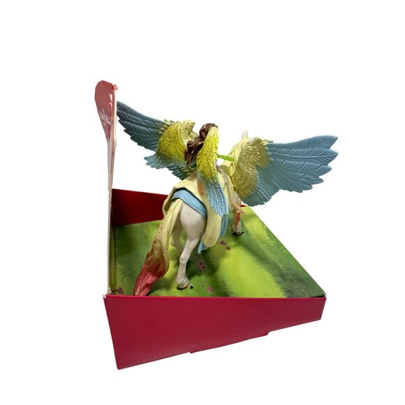 NEW SCHLEICH 70566 Fairy Surah with Glitter Pegasus Bayala Toy Figurine - Picture 6 of 6